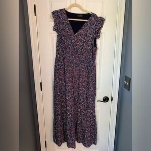 Sleeveless multi color dress